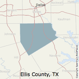 county ellis texas maps tx map